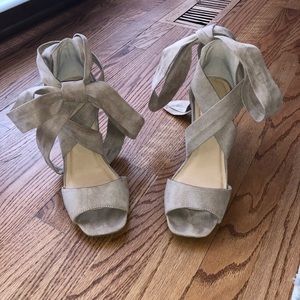 Wrap heel sandals